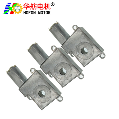 Hofon 58mm 8V DC micro Worm Gear Motor GM6558-390SA with Self-locking gearbox for door lock