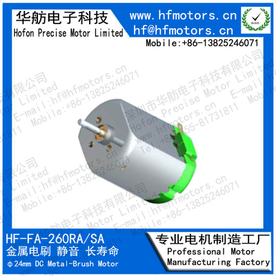 Cosmetic Equipment 1.5V-12V 24.4mm Brushed DC Electric Motor